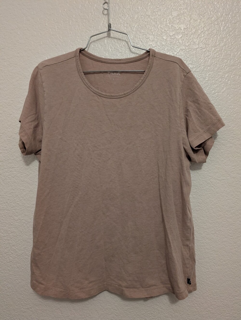 Paka Organic Cotton Pink Shirt Women's Large